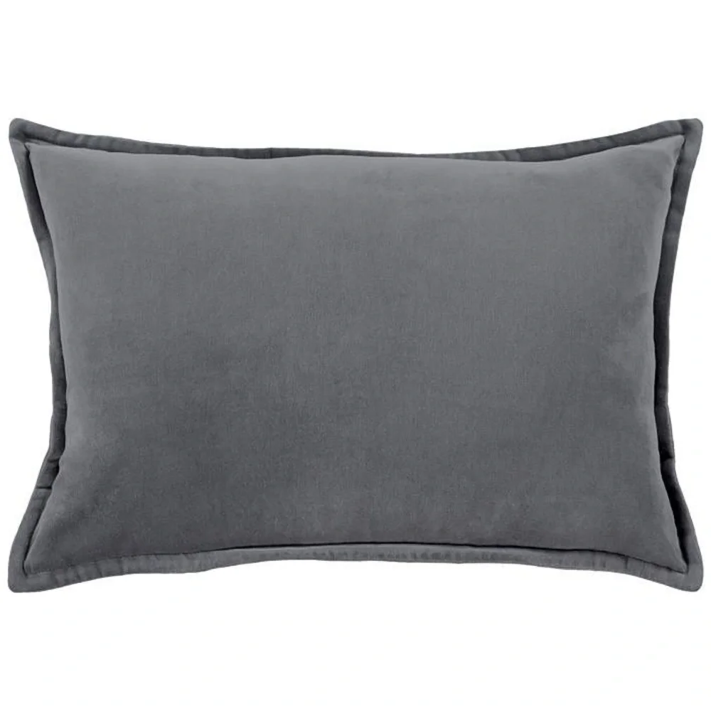 Surya Cotton Velvet Charcoal 19